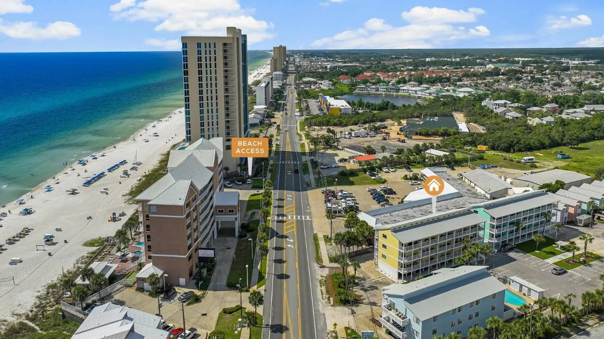 Sand Castles West B28 Panama City Beach Feriehus